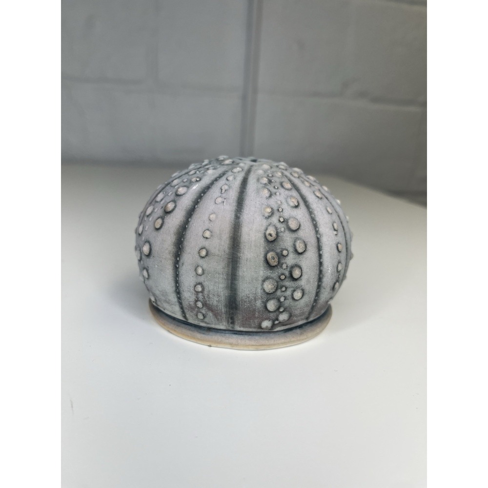 Georgetown Pottery MAINE Salt Shaker Urchin Art Pottery Sea Ocean Decor Nautical - Picture 7 of 12
